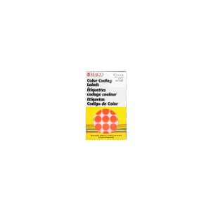 MACO" Color coding labels. Round, 3/4" Red MACO" Color coding labels. Round, 3/4" Red