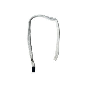 White Lanyard With Metal Clip for ID Cards White Lanyard With Metal Clip for ID Cards
