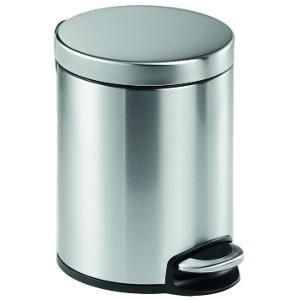 Trash Bin Round Stainless Steel With Pedal 12 Liters Trash Bin Round Stainless Steel With Pedal 12 Liters