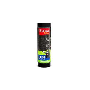 Sanita Trash Bags Biodegradable X-Large Size, 50-Gallon, 13/Pack Tie Bag Sanita Trash Bags Biodegradable X-Large Size, 50-Gallon, 13/Pack Tie Bag