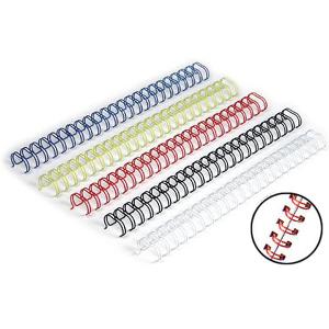 Renz Wire Binding Supplies Pitch 3:1" 5.5mm/Box of 100 Red