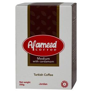 Alameed Coffee 250gr Medium With Cardamom