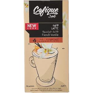 Cofique Coffee Latte Vanilla  10 Sachets x 24g
