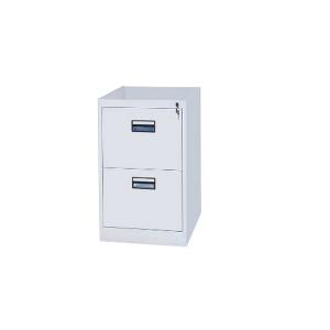 Metal Filing Cabinet W/Central Lock 2 Drawers 72 Beige