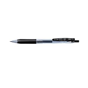 Zebra Retractable Sarasa Clip, 0.5mm Gel Pen, Black