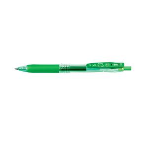 Zebra Retractable Sarasa Clip, 0.5mm Gel Pen, Green