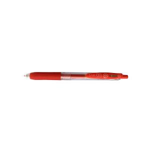 Zebra Retractable Sarasa 0.5mm Gel Pen, Red