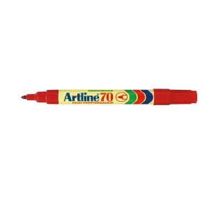 Artline permanent marker 70 bullet nib 1.5mm red