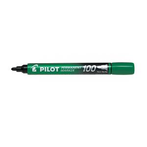 Pilot Permanent Marker Green Color, Round Tip