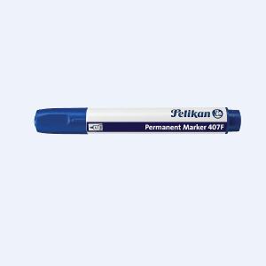 Pelikan permanent marker 407 round tip blue