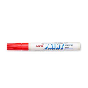 Uni paint marker opaque oil based red