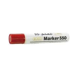 Roco permanent marker 550 chisel tip red