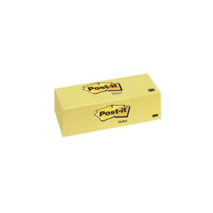 3M Yellow Stick Note 1.5" x 2" Pack of 12
