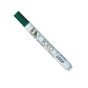 Roco permanent marker 350 chisel tip green