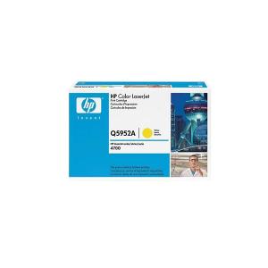 HP Q5952A Toner For HP 4700 Printer, Yellow Yield Page 10,000