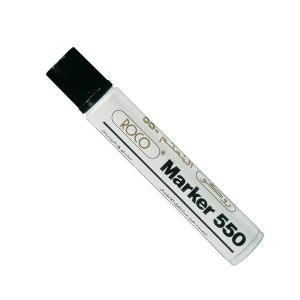 Roco permanent marker 550 chisel tip black
