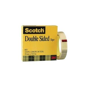 3M Scotch double sided tape, 3/4" x 36 yards
