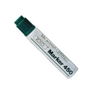 Roco permanent marker 450 chisel tip green