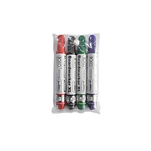 Roco Whiteboard Markers Set of 4 colors, Chisel Tip