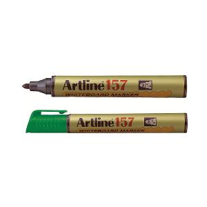 Artline whiteboard marker 157 round tip Green