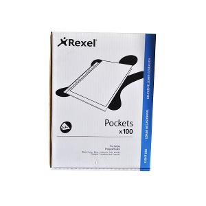 Rexel Punched Sheet Protector A4 Size Tinted Clear 100/Pack