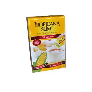 Tropicana Slim Sugar Low Calorie Sweetener 50 Sachets 2 g