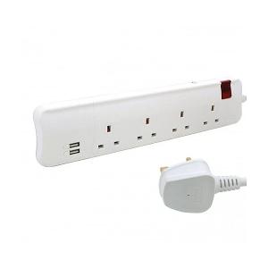 Legrand Power Extension 4 Outlets, 3 Pins, 3 Meters, 2 USB Port Legrand Power Extension 4 Outlets, 3 Pins, 3 Meters, 2 USB Port
