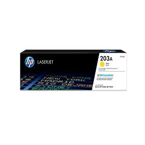 HP CF542A-203A Yellow Laserjet Toner -Page Yield 1300