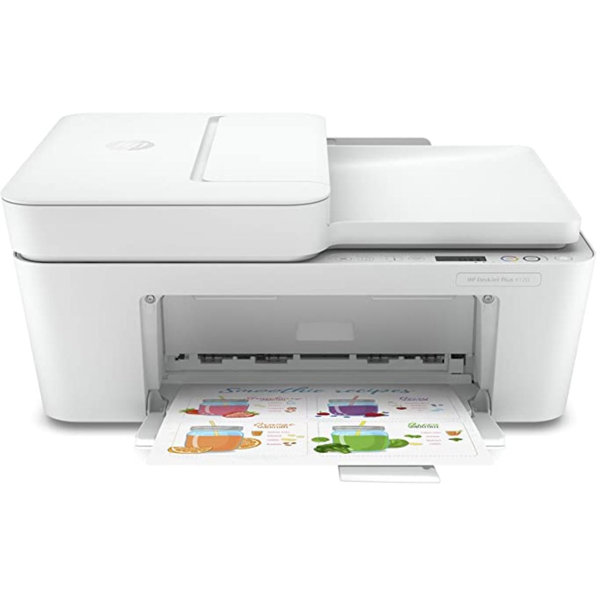 Computer Printer Accessory HP DeskJet Plus 4120 All-in-One Printer - 3XV14B | Officejet | Printers ...