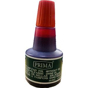 Prima Ink For Stamp, Red 30ml
