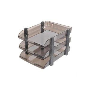 Elsoon document tray, triple, Smoke Elsoon document tray, triple, Smoke