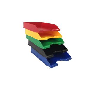 Document tray plastic red