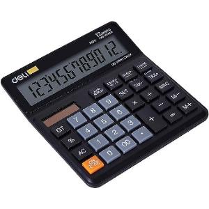 Deli Desktop Calculator 12 Digits Plastic Keys Tax Function (M01120) Deli Desktop Calculator 12 Digits Plastic Keys Tax Function (M01120)