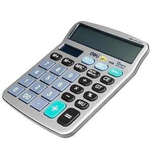 Deli Desktop Calculator 12 Digits Plastic Keys (M19810)