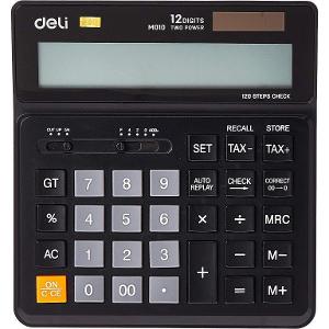 Deli Desktop Calculator 12 Digits Plastic Keys Tax Function (M01020) Deli Desktop Calculator 12 Digits Plastic Keys Tax Function (M01020)