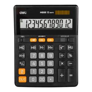 Deli Desktop Calculator 12 Digits Plastic Keys (M888)