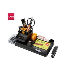 Deli Desk Organizer Black With with Accessories 17 Pcs Deli Desk Organizer Black With with Accessories 17 Pcs