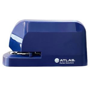 Atlas Electric Stapler, 45 Sheets, Staples Size 24/6,8,10 Blue Atlas Electric Stapler, 45 Sheets, Staples Size 24/6,8,10 Blue