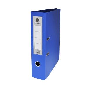 Atlas Box File PVC & Transparent F/S Size 8.0cm Blue