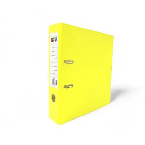 DEC Plastic Box File F/S Size 7.5cm Yellow DEC Plastic Box File F/S Size 7.5cm Yellow