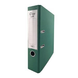 Clipp Plastic Box File F/S Size 7.5cm Green Clipp Plastic Box File F/S Size 7.5cm Green