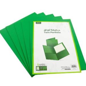 Roco Filing Box Roco 2-Pocket Cardboard Color Portfolio A4 Size Green Pk/5 Pcs ...