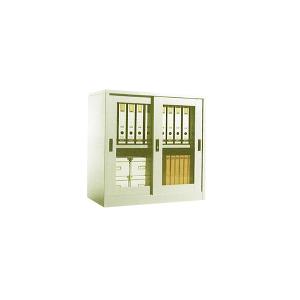 Metal cabinet Sliding doors With Glass size 90x90x40cm Beige Metal cabinet Sliding doors With Glass size 90x90x40cm Beige