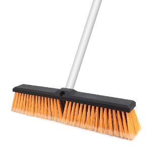 Hard Broom Industrial Plastic With Metal Stick 140 CM Hard Broom Industrial Plastic With Metal Stick 140 CM