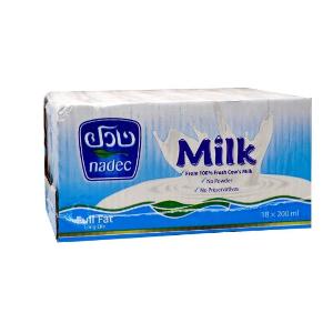 Nadec Milk Full Fat 200ml- 18pcs/box