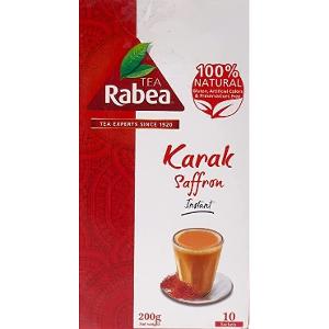 Rabea Karak Tea With Saffron P/k 10x20g