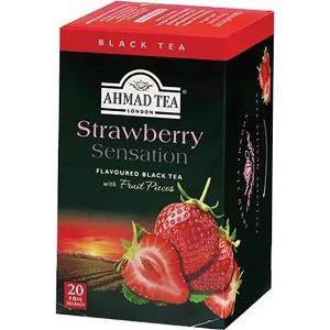 Ahmad tea Enveloped Strawberry Sensation P/k 20 Bags 2g