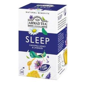 Ahmad tea Foil For Sleep Camomile Honey Lavender Passion Flower P/k 20 Bags 1.5g