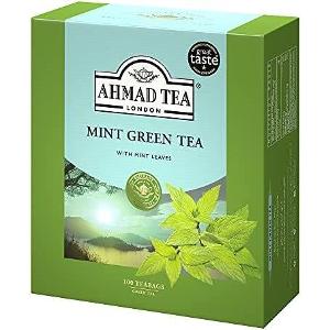 Ahmad tea Green With Mint P/k 100 Bags 2g Ahmad tea Green With Mint P/k 100 Bags 2g