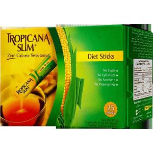 Tropicana Slim Sugar Zero Calorie Sweetener Diet 25 Stick 37.5g